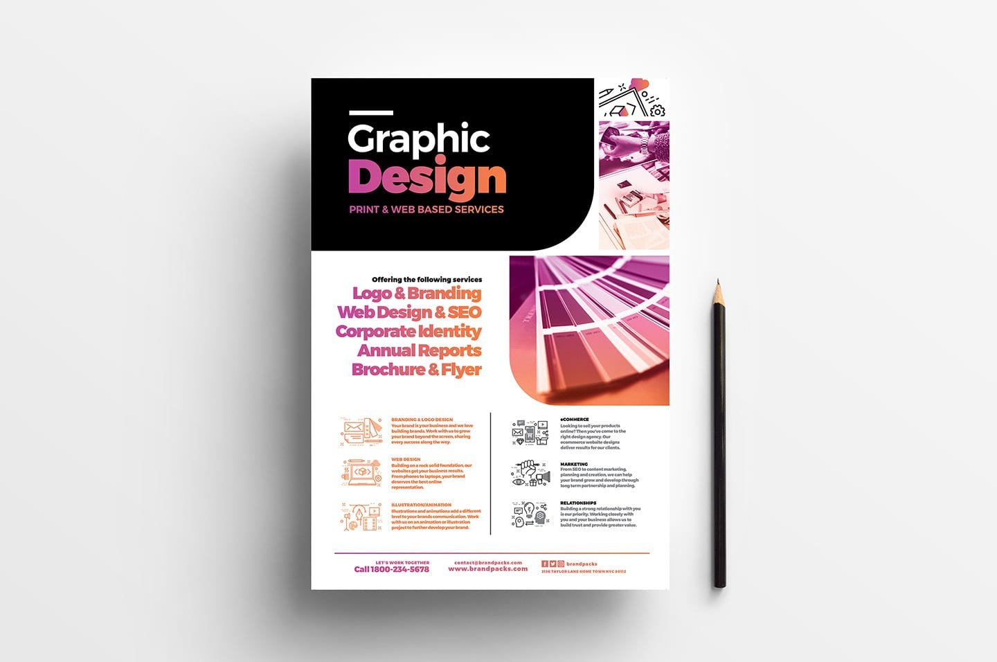 Print Design (Flyers, Brochures, Posters)