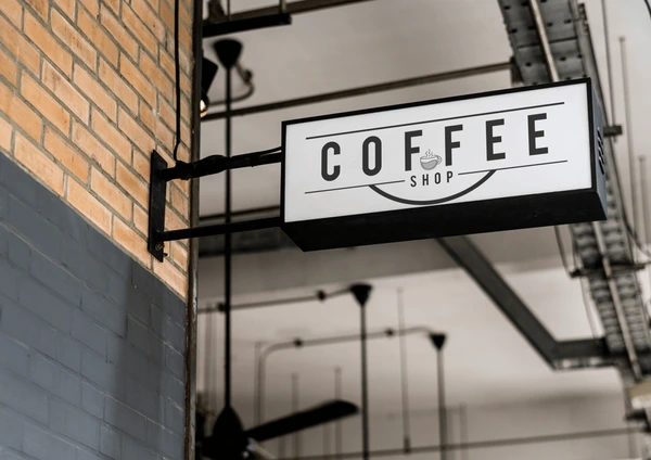 Local Coffee Shop Branding & Signage