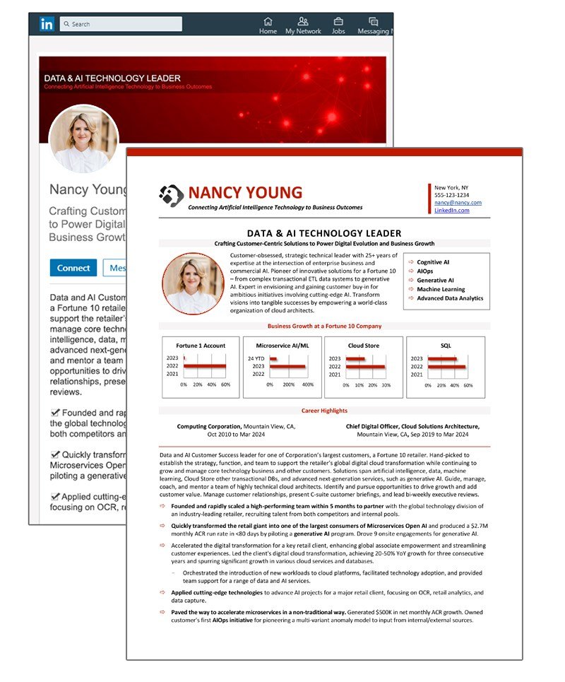 Senior Executive/C-Level Resume Redesign